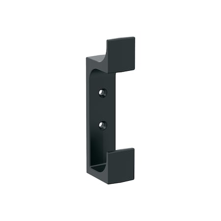 Amerock Bray Contemporary Double Prong Matte Black Wall Hook H37009MB